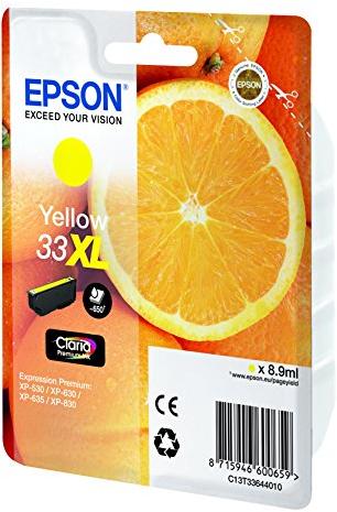 EPSON - ARANCIA - 33 XL - GIALLO - 650PG - (8.9ml)